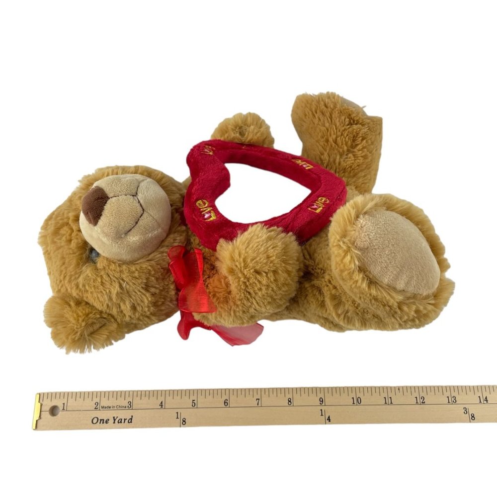 Walmart Teddy Bear Valentines Day‎ Plush 11" Red Heart Photo Frame - Picture 6 of 6